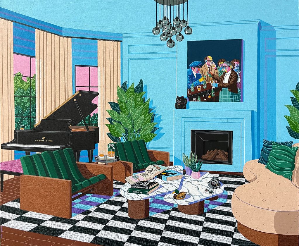 Painting of a living room
Joaquin Valdez Art
Joaquin Valdez Artist
Joaquin Valdez Paintings
