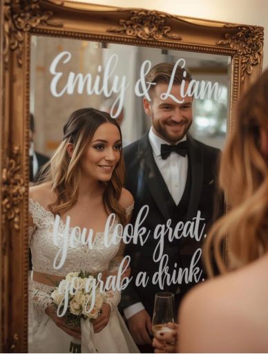 Wedding mirror