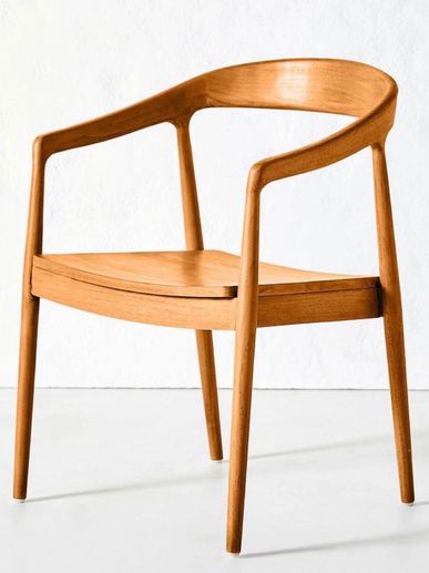 Teak Round Back Dining Chair
