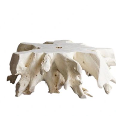 Bleached Teak Root Coffee Table 
