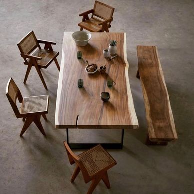 Suar Wood Dining Table 