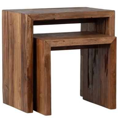 Teak Nesting Side Tables