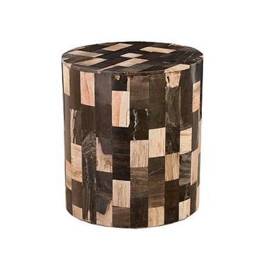 Petrified Wood and Resin Stool