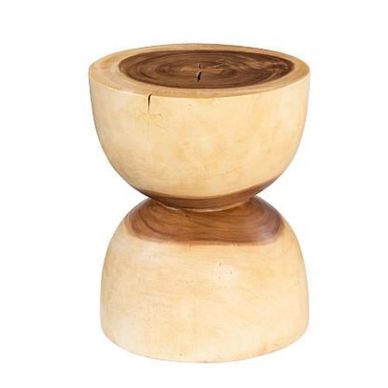 Suar Wood Round Stool