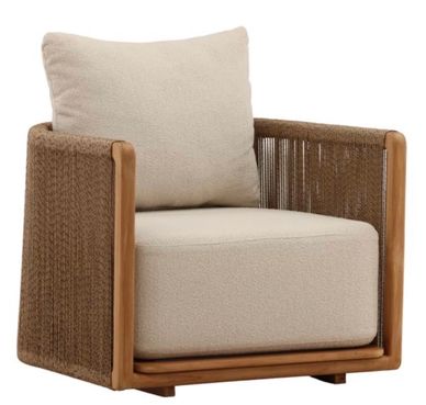 Outdoor Teak Chair With  Rope