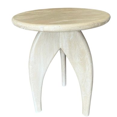 Tall Mango Wood Side Table