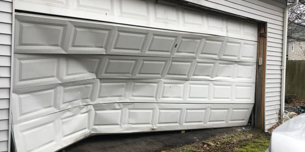 damaged garage doors
