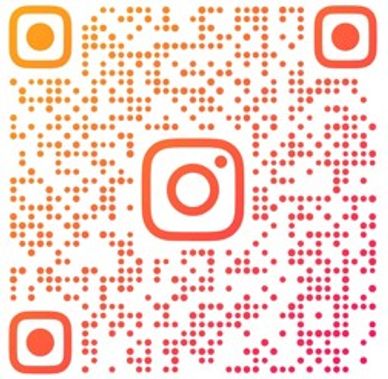 Colorful Instagram QR code for quick access.
