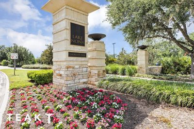 Lake Nona Laureate park sign
