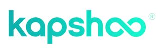 Logo of Kapshoo with stylized infinity symbol.