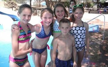 6th graders in swimsuits