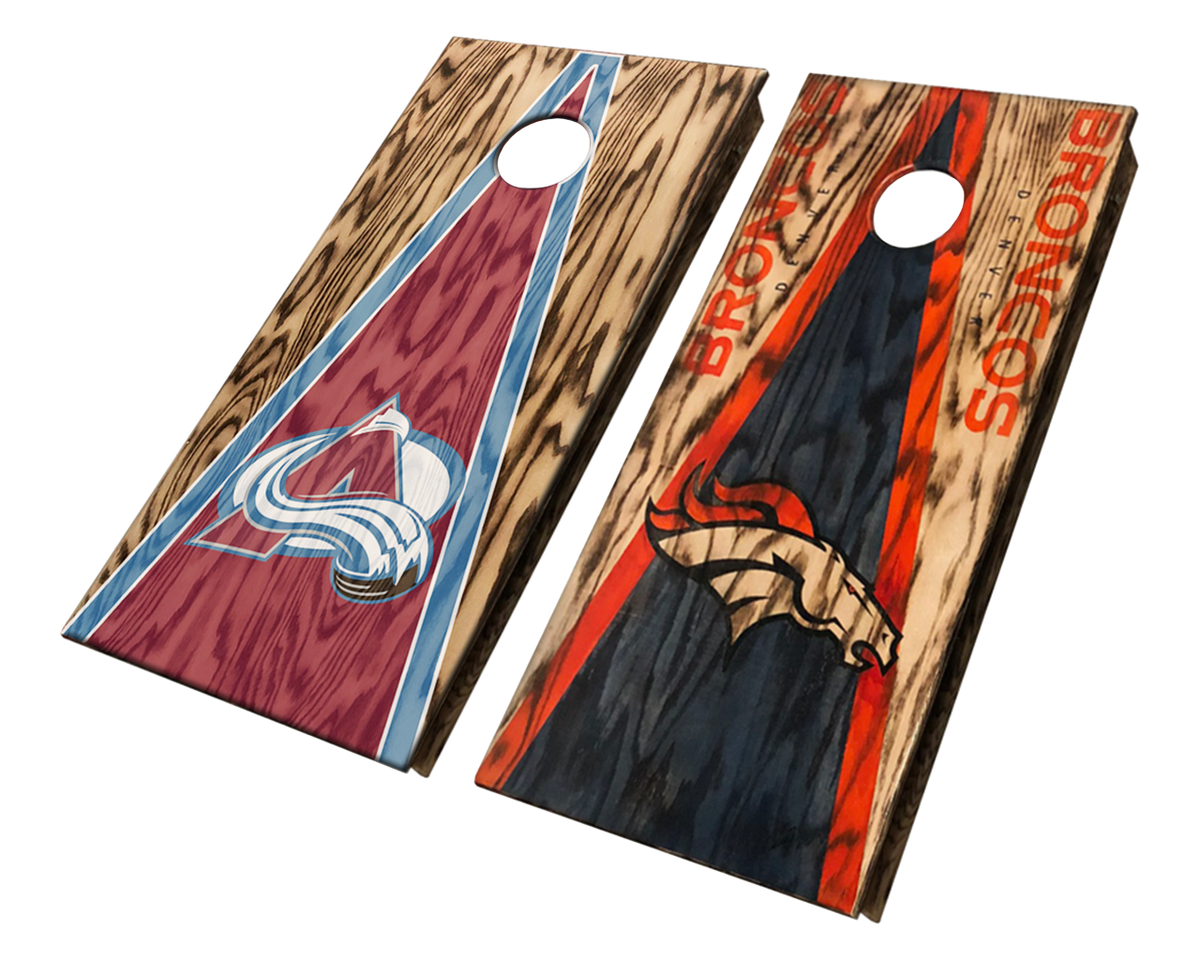 broncos cornhole boards