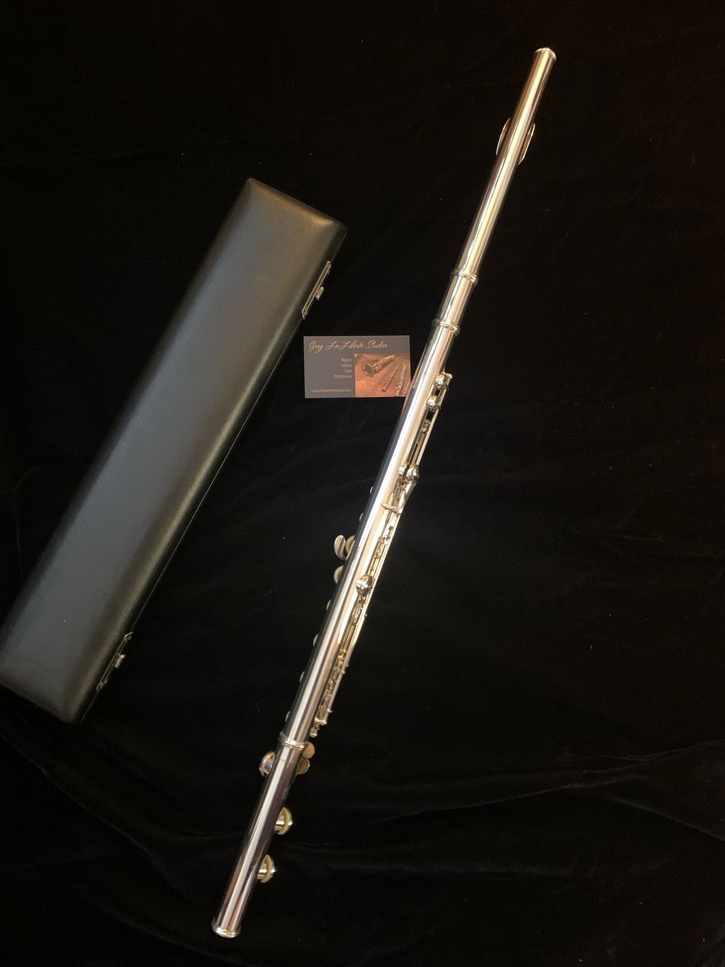 ALTUS flute maker, flute d'Amore in Bb, founder Shuichi Tanaka, custom handmade flute, Japan
