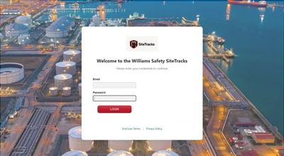 SiteTracks login page