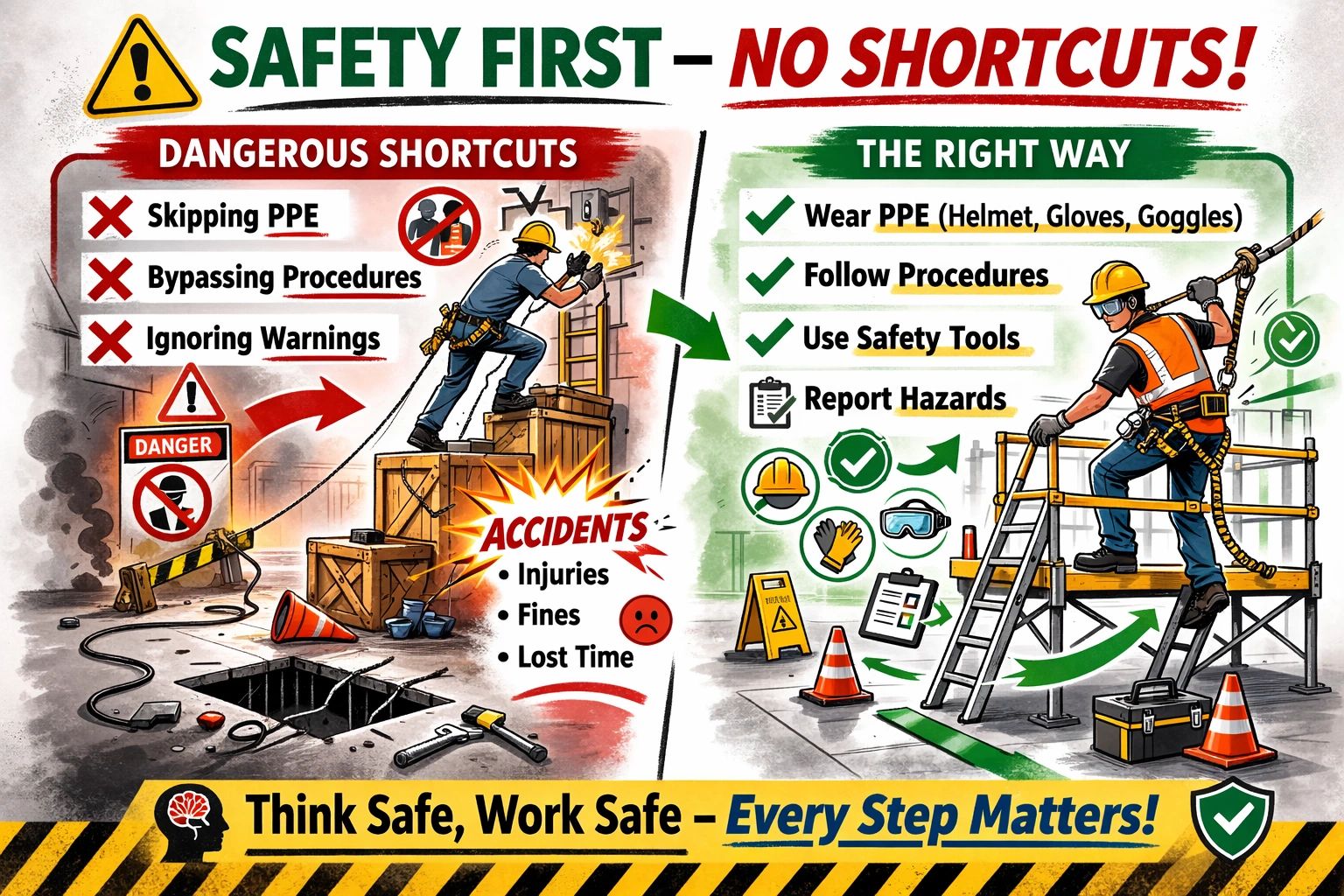 Shortcuts are a Choice Safety Talk