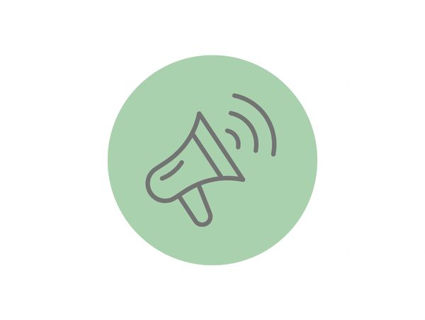Brand voice icon for Miranda Flack Copywriting.