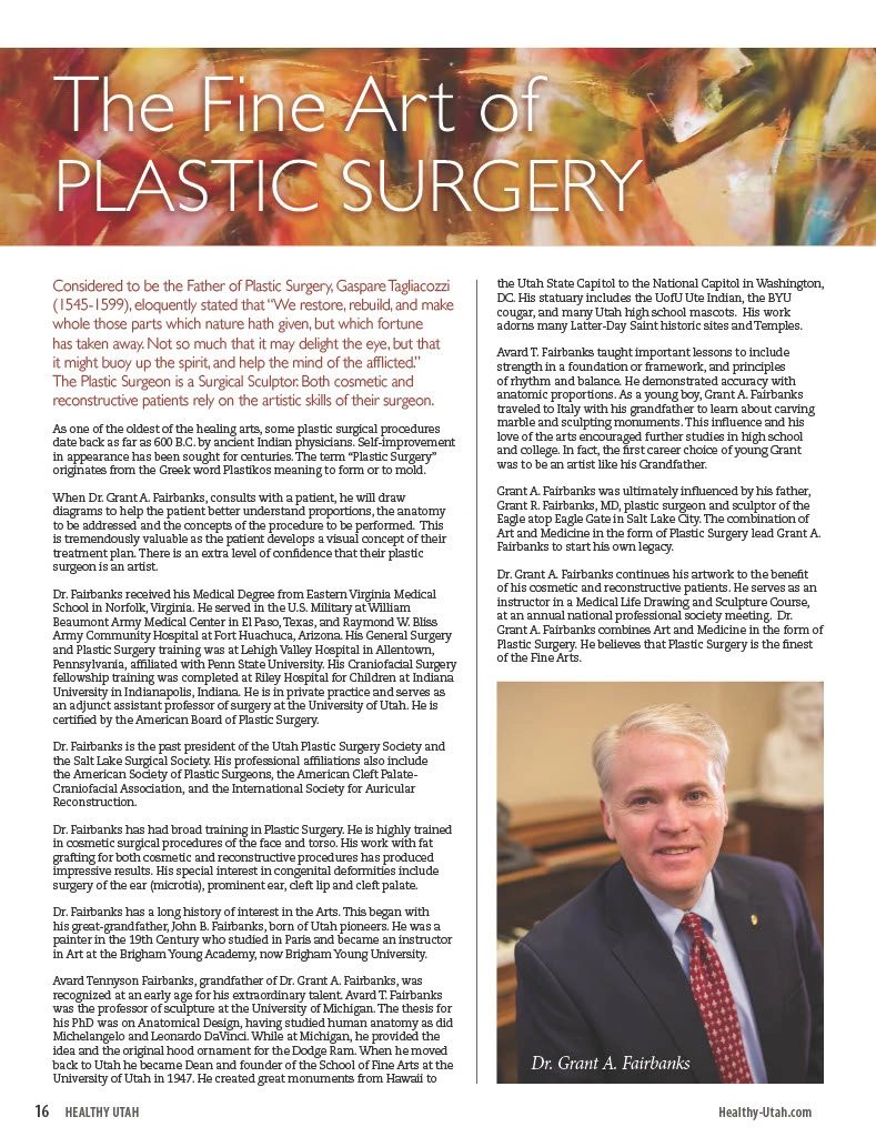 The Fine Art of Plastic Surgery