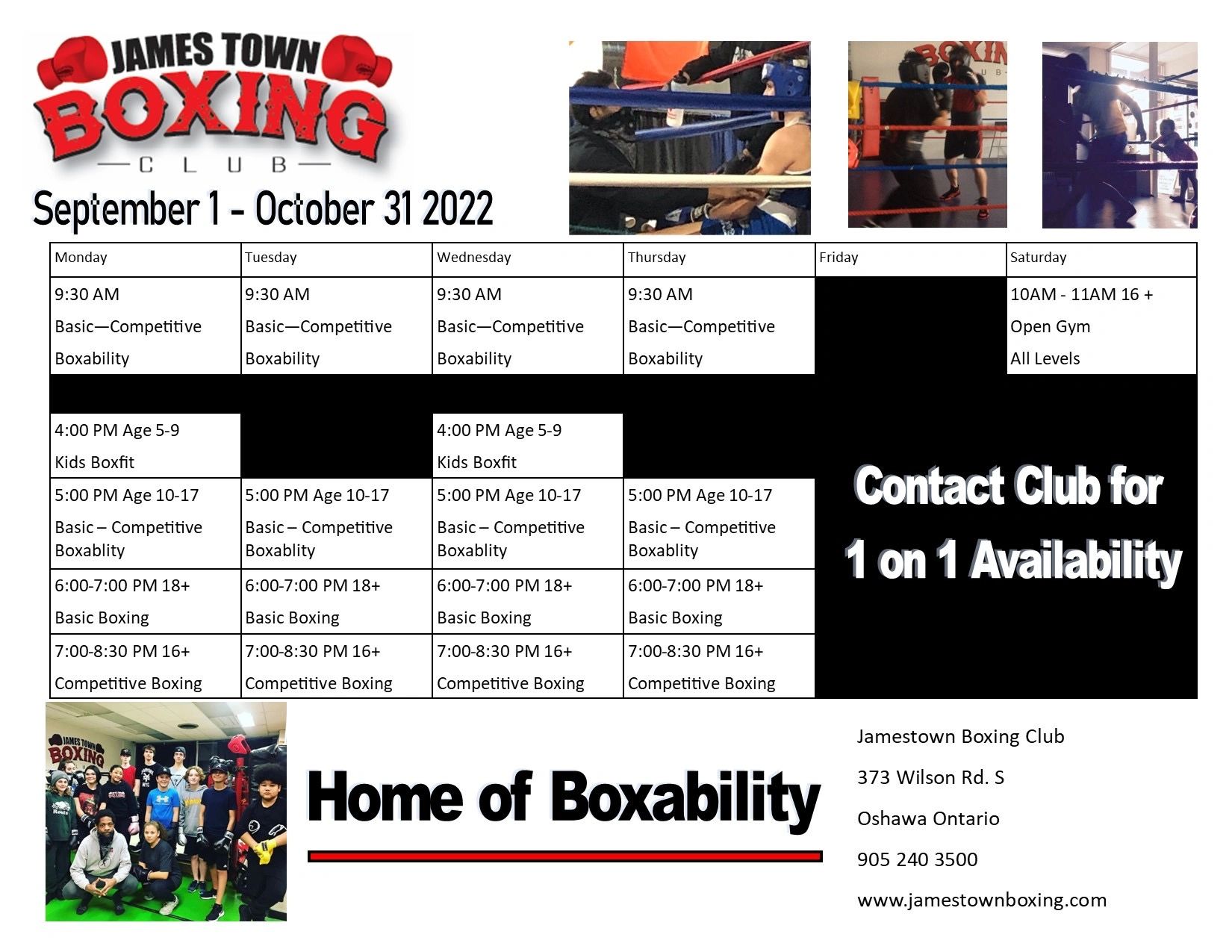 Jamestown Boxing Club