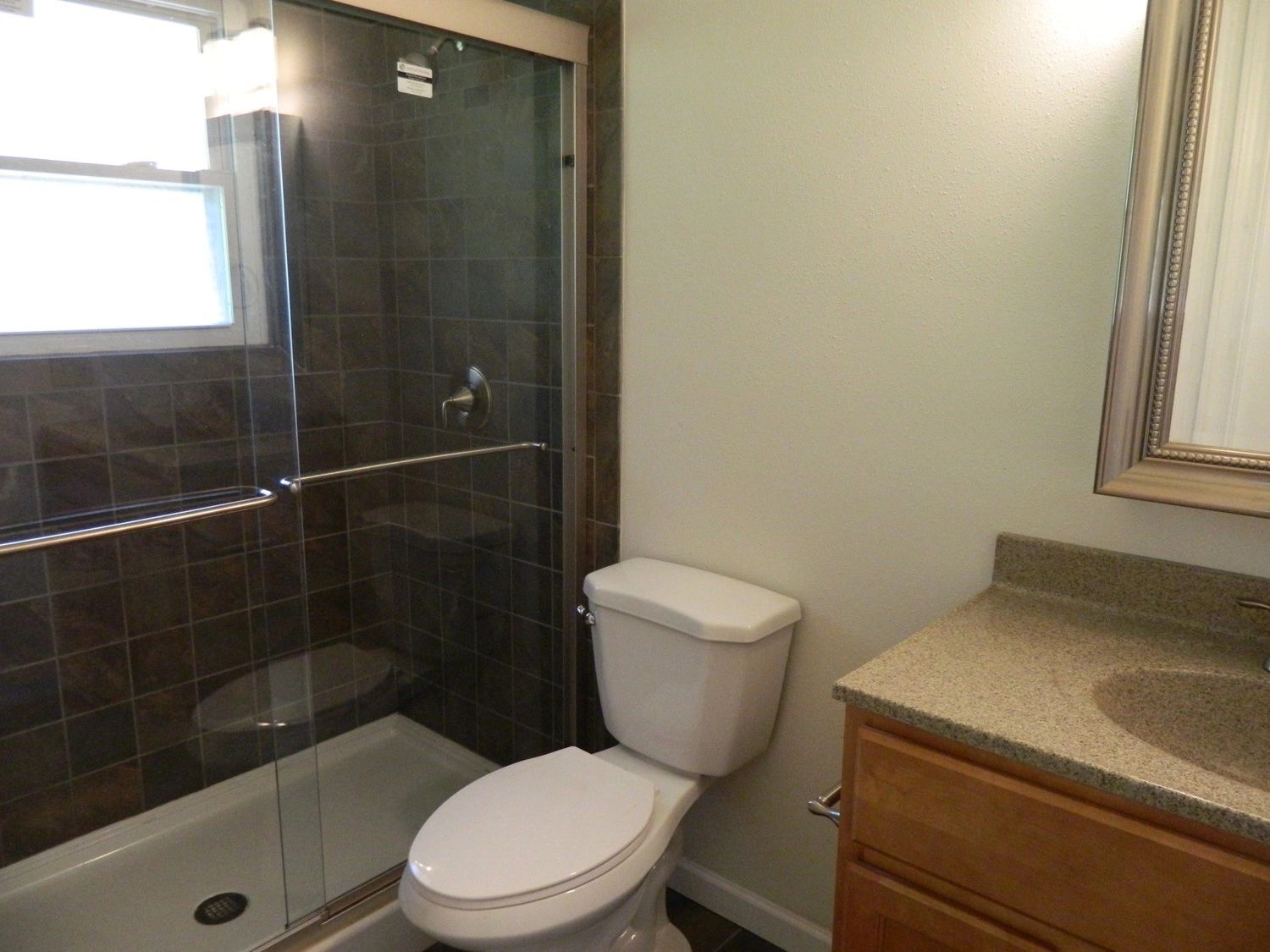Finished bathroom remodel