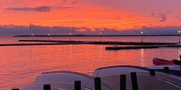 Lakeside sailboats