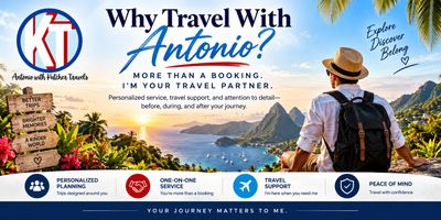 Travel with Antonio offers personalized planning and support.