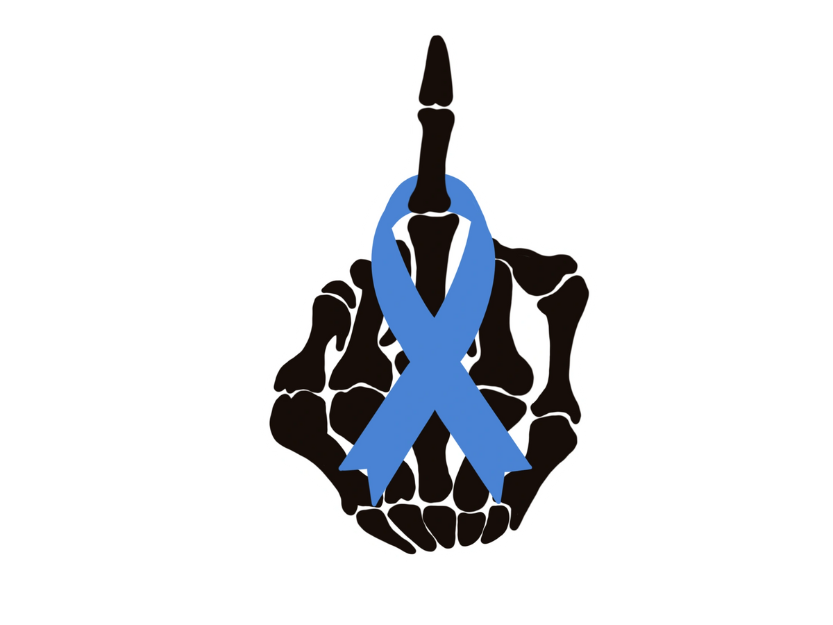 Colon cancer ribbon