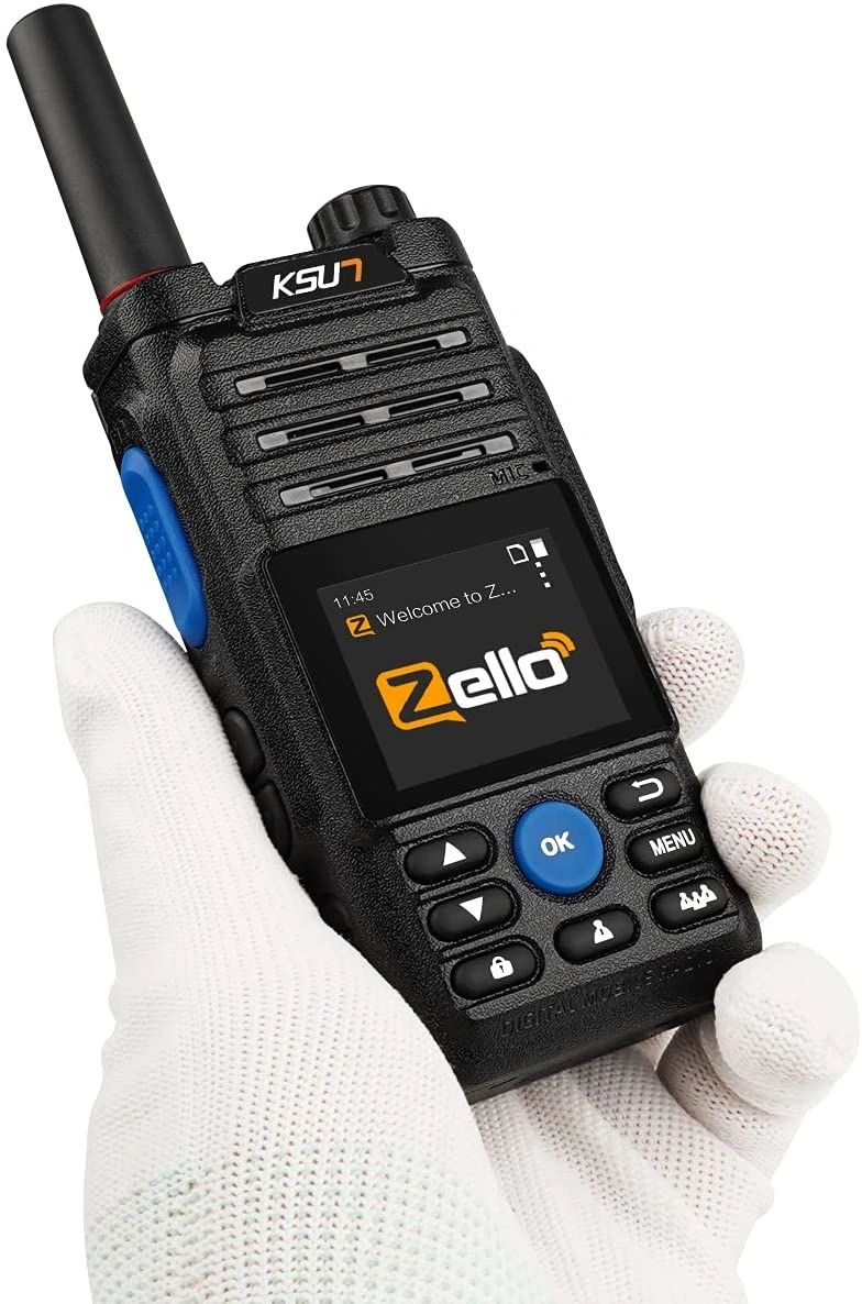 KSUN ZL10 Zello PTT 3G/4G Network Radio with pre installed GLOBAL SIM