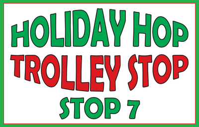 Holiday Hop trolley stop 7