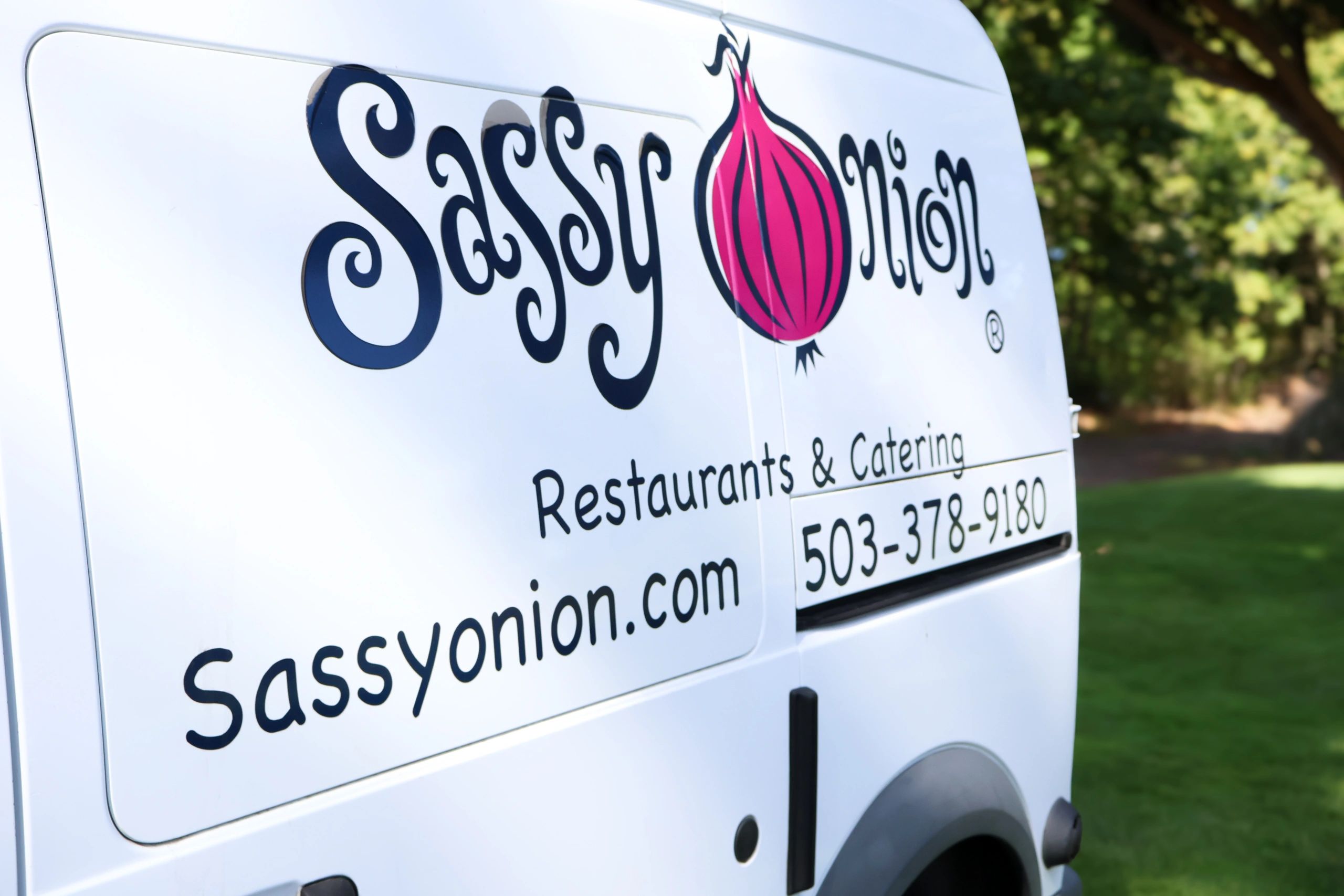 Catering by Sassy Onion Delivery Van