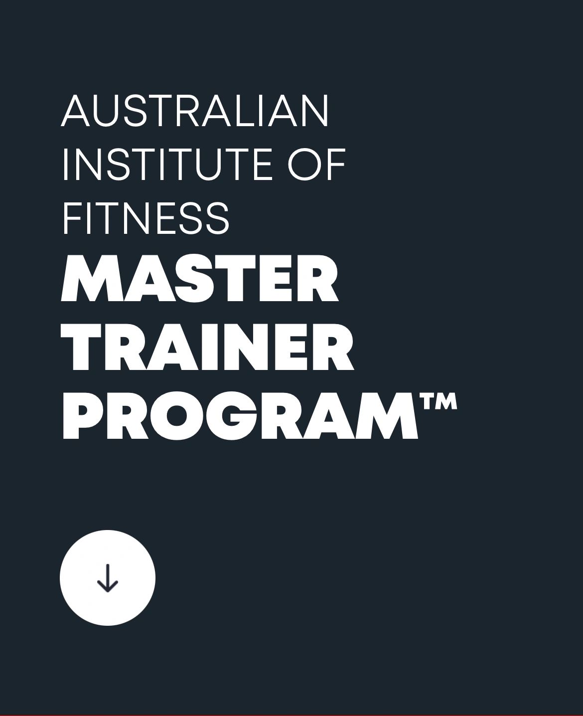 AUSTRALIAN INSTITUTE OF FITNESS