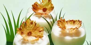 This is dry pineapple for garnishing the drinks.