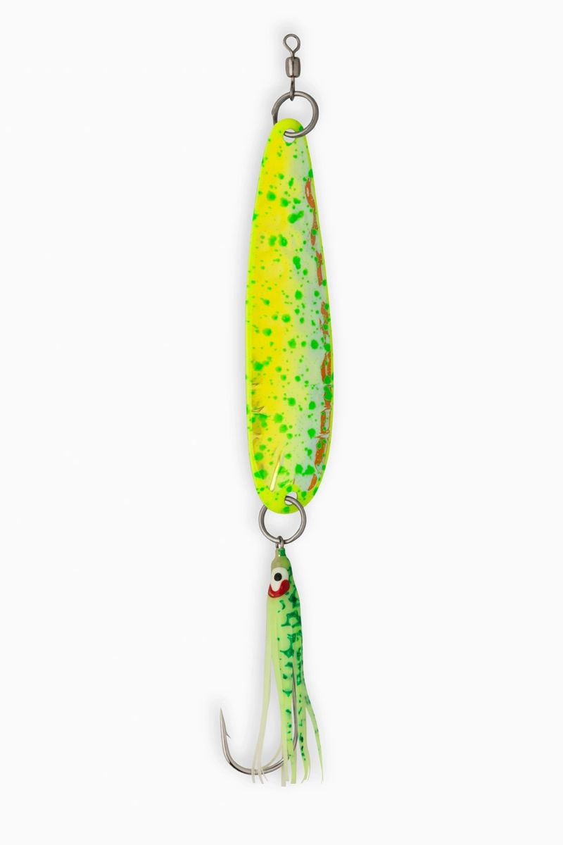 Cuillère De Pêche Au Saumon McOmie's 3 1/4' - Coloris Clown Avec Shoochie - Neuve