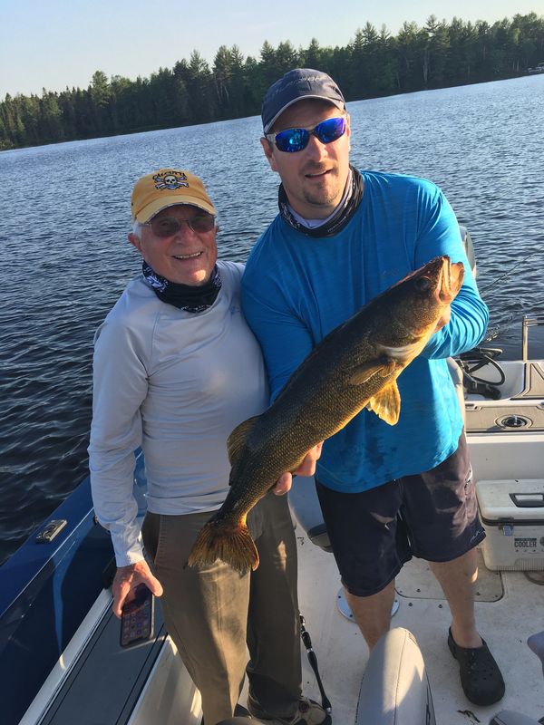 Three Lakes Wisconsin, Oneida county, walleye