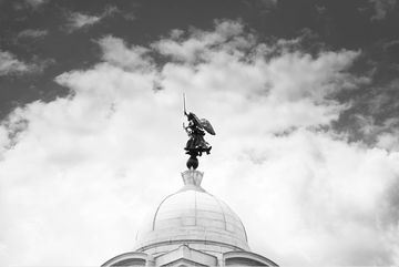 The angel atop the Pennsylvania Monument at Gettysburg National Cemetery