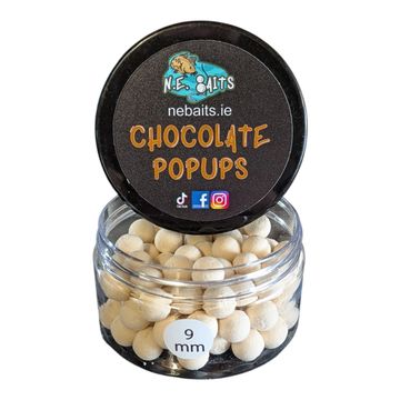 White 9mm Chocolate flavour popup