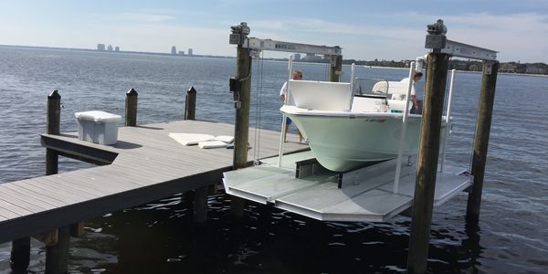 Boatlift platform