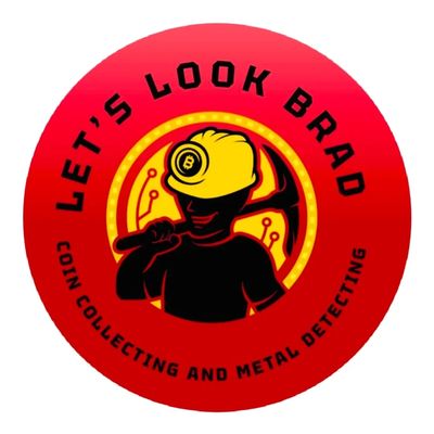 Logo of a miner with a pickaxe and Bitcoin symbol, text 'Let's Look Brad'.