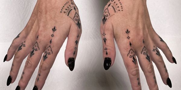 Fineline dainty small minimal hand finger tattoo Dublin Irish mslittle
