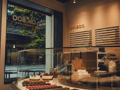 Bespoke shop Fitout Signage for Oh Boo Chocolates in Barangaroo by Kellyville Signs
