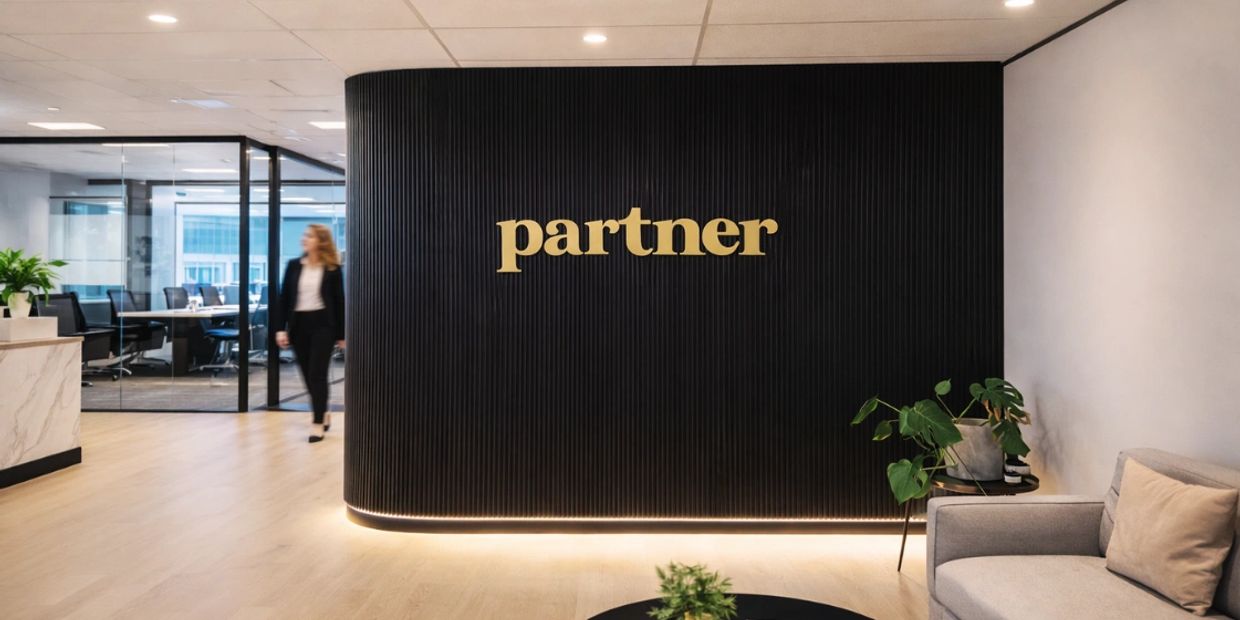 Bespoke Reception Signs in Baulkham Hills and Norwest by Kellyville Signs for Partner Commercial