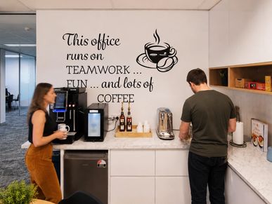 Custom workplace branding and office signage Sydney by Kellyville Signs