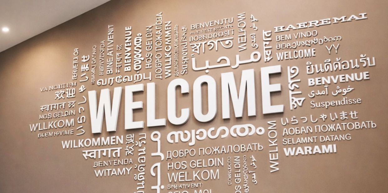 Custom Designed Wall Graphics for Reception Signs at North Rocks Preschool by Kellyville Signs