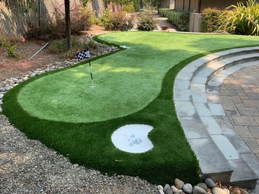 Artificial sand trap installation in San Mateo County