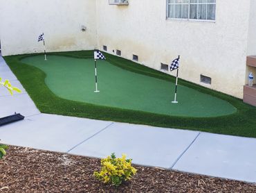 Artificial turf installation in South San Francisco