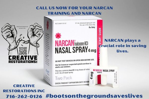 Free Narcan and Narcan training by trained professionals!