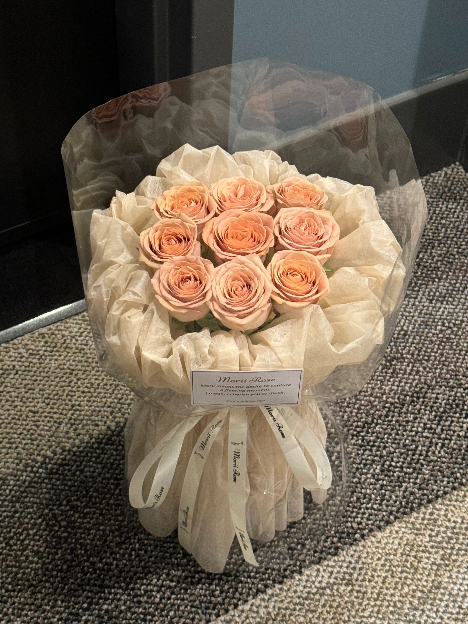 9 Cappuccino Rose-Brown