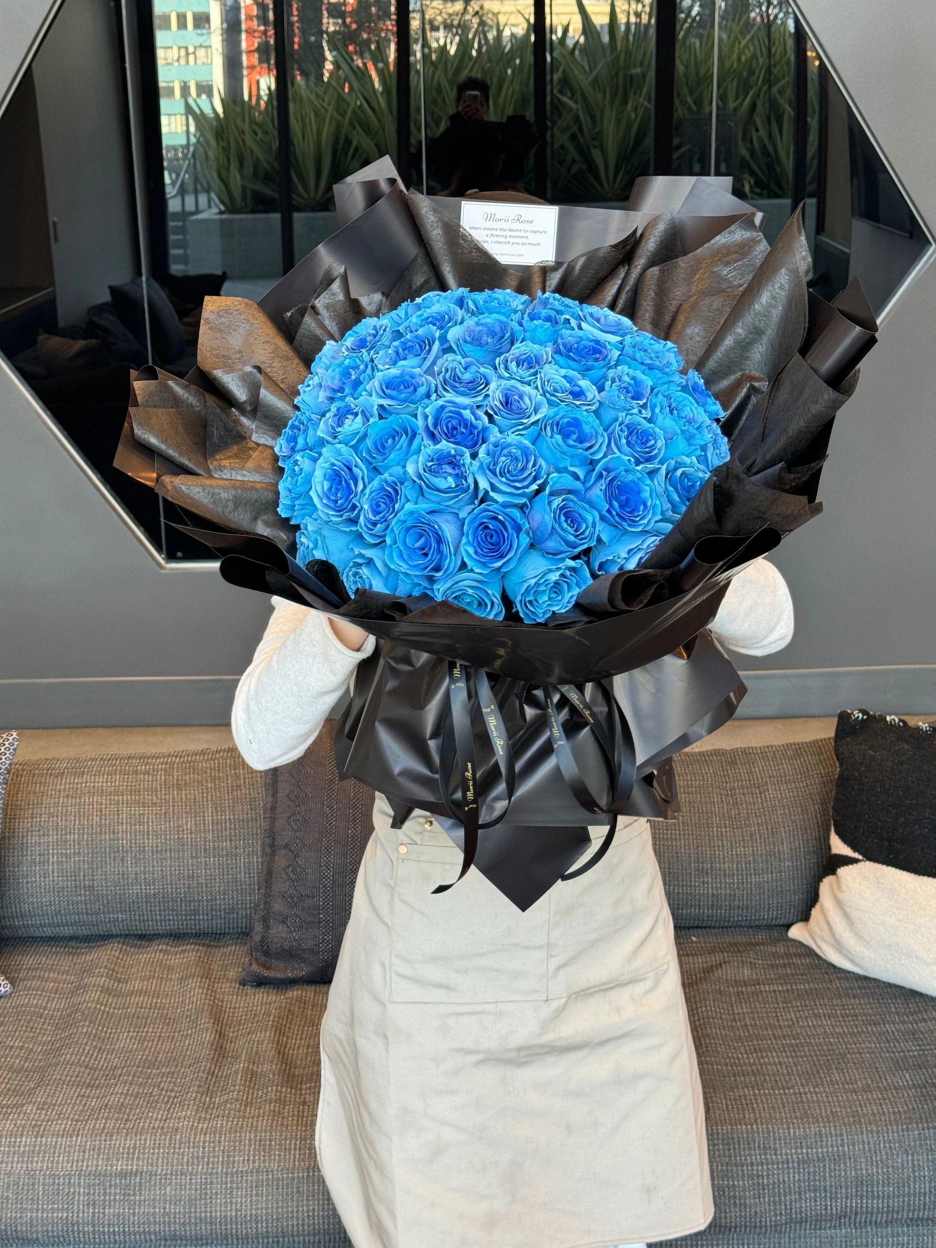 50 Ecuadorian Royal Blue Rose