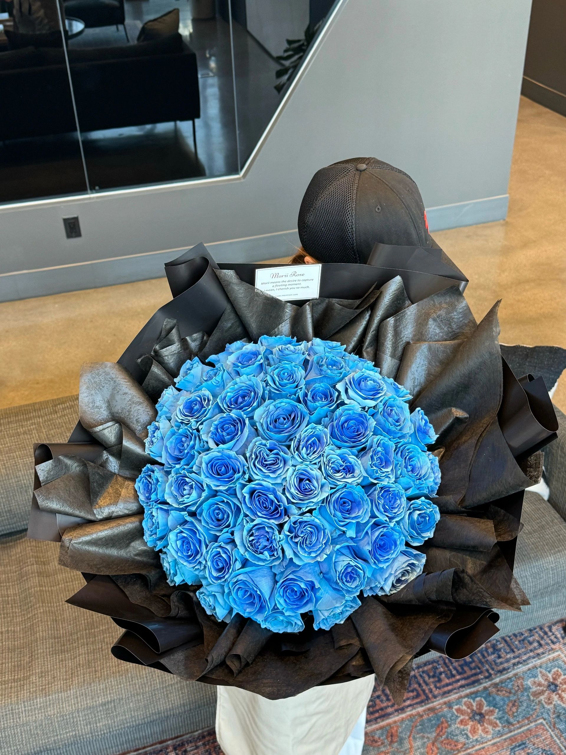 50 Ecuadorian Royal Blue Rose