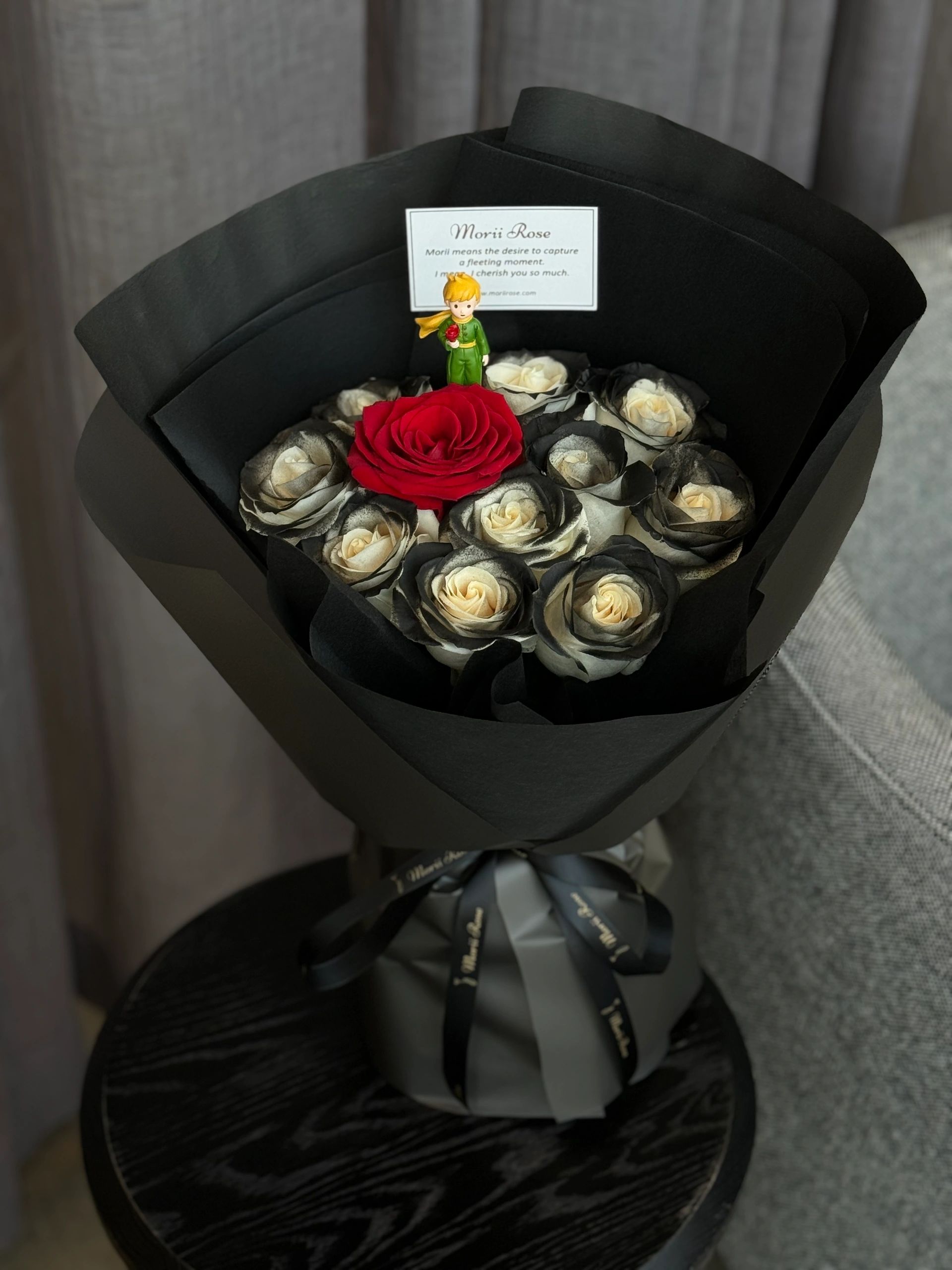 11 Black Knight& Red Rose With Little Prince