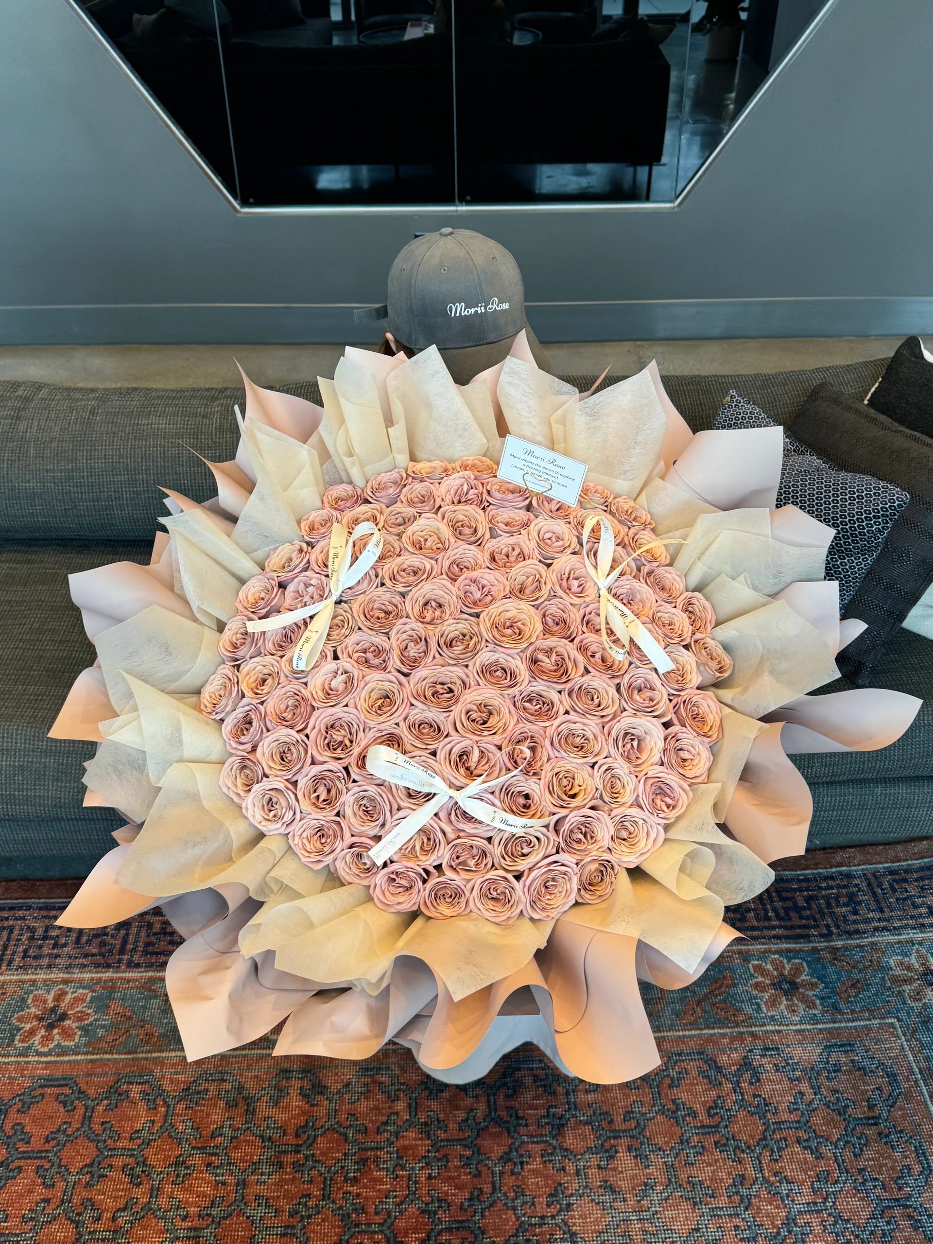 99 Cappuccino Roses - Brown